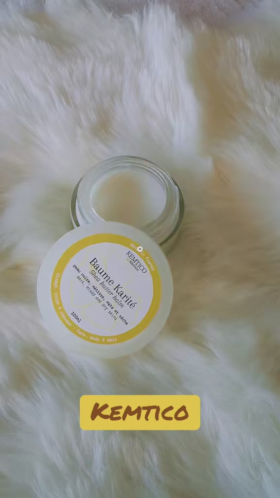 Kemtico teaser baume bio certifié par Ecocert