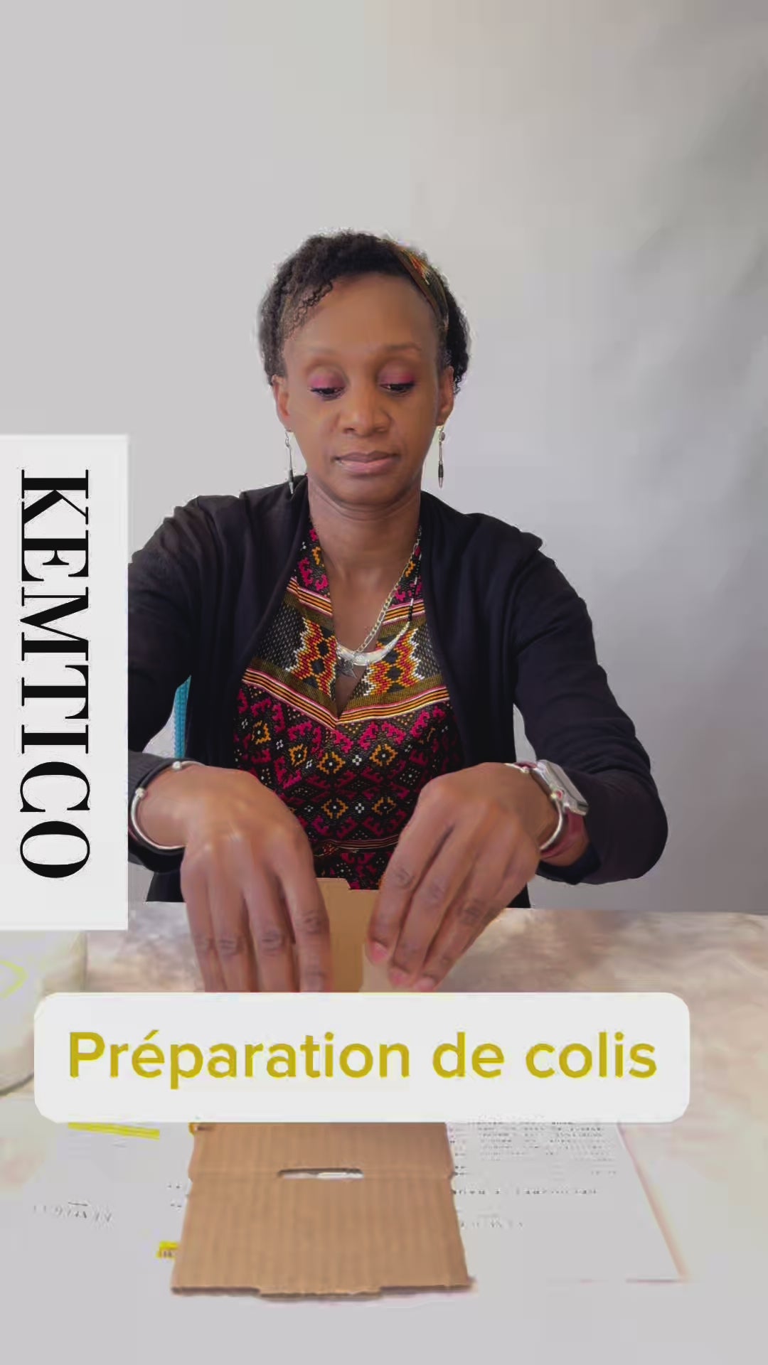 Kemtico Préparation et envoi d'une commande de pots