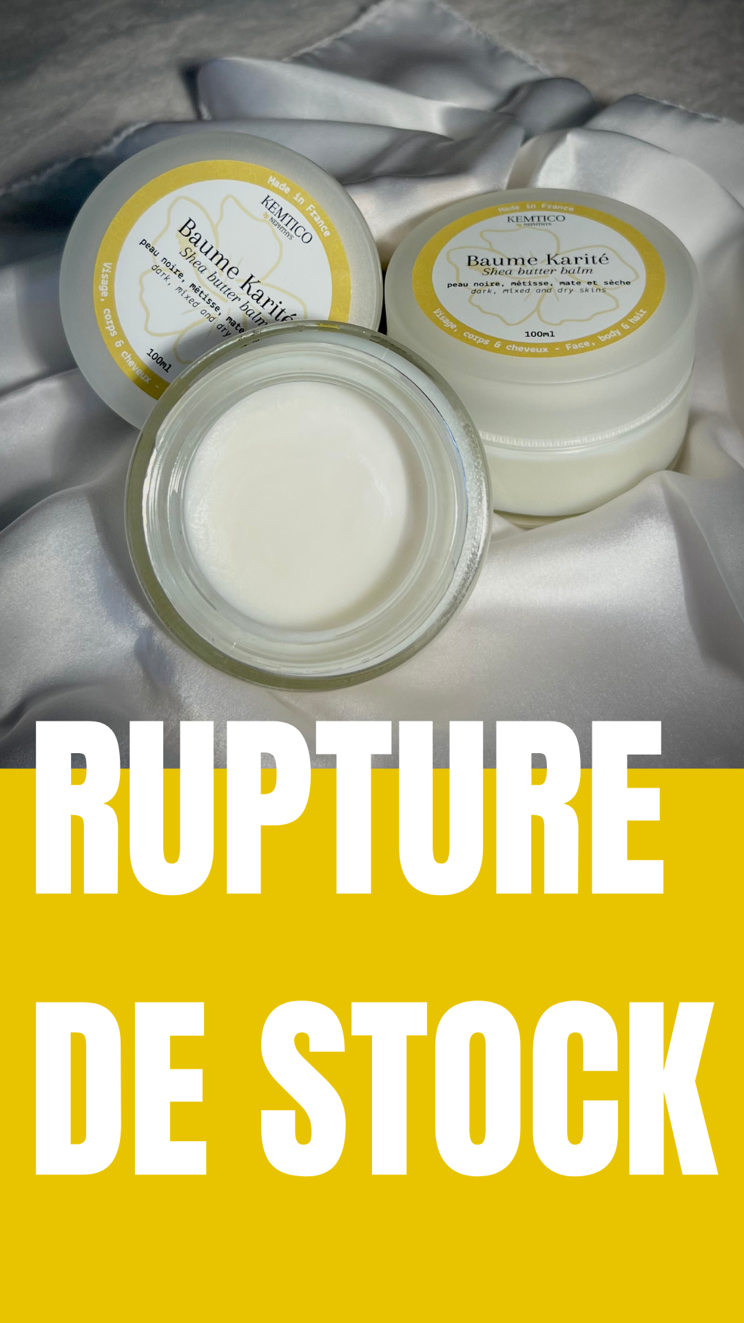 Baume Karité Kemtico - Cosmos Organic